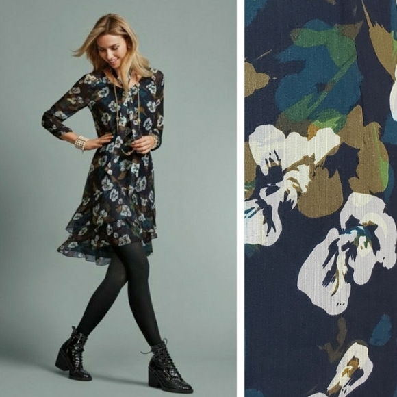 Cabi Pirouette Floating Flowers Dress Style 3460